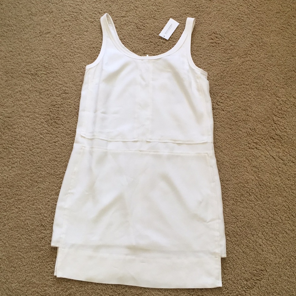 Banana republic white shift dress NWT